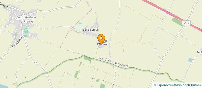 localisation de l'entreprise LE CHAMP DES GENETS  SAINT-ETIENNE-DE-BRILLOUET