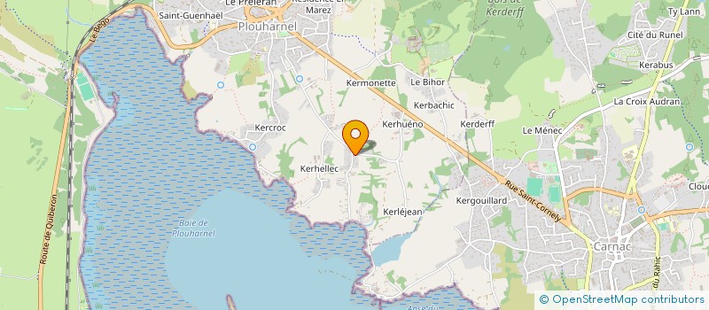 localisation de l'entreprise LE CHAMP DES LIENS SCIC SAS  PLOUHARNEL