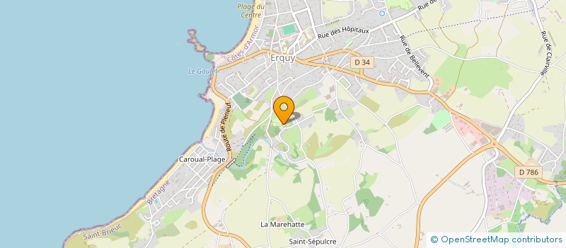 localisation de l'entreprise LE CHAMP DES POSSIBLES  ERQUY