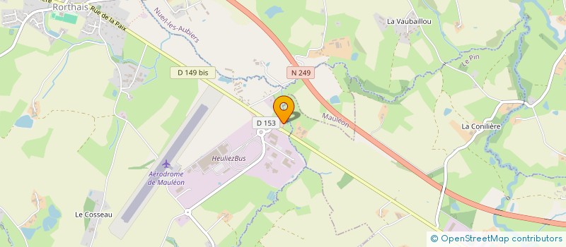 localisation de l'entreprise LE CHAMP DU BOIS  MAULEON