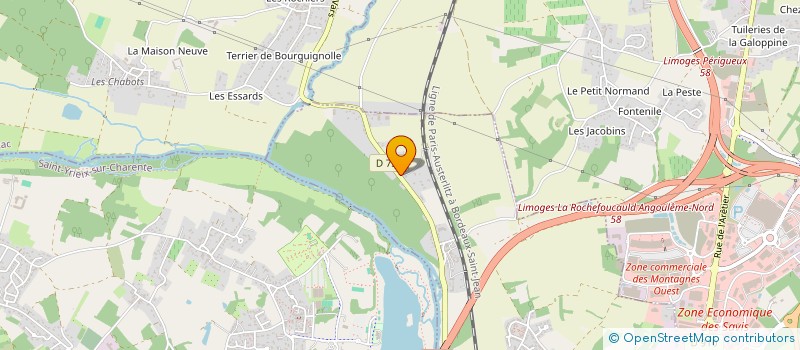 localisation de l'entreprise LE CHAMP DU CHENE  GOND-PONTOUVRE