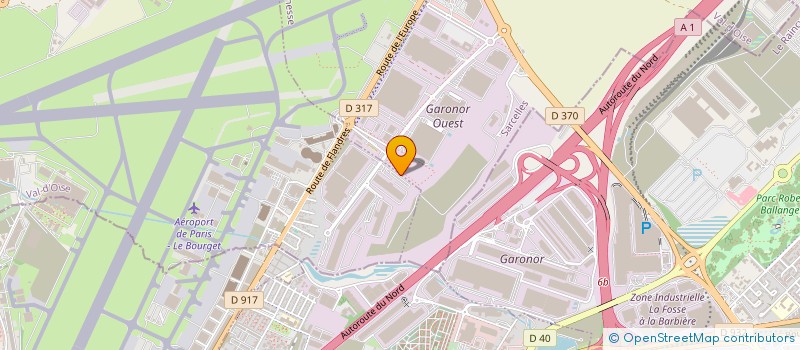 localisation de l'entreprise LE CHAMP DU LYS  LE THILLAY