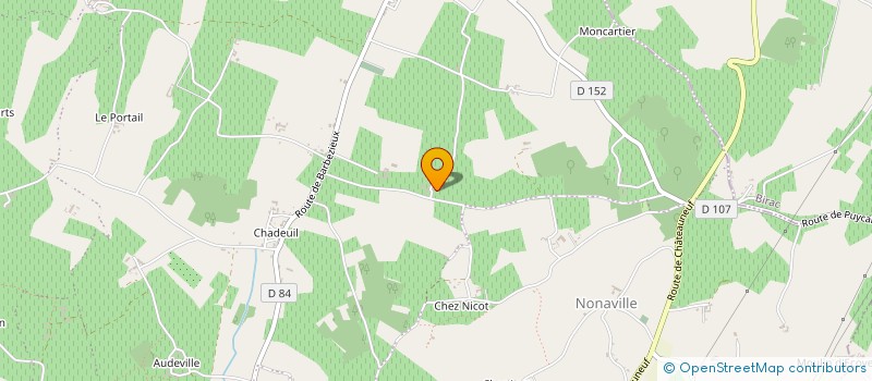 localisation de l'entreprise LE CHAMP DU PRUNIER à BELLEVIGNE