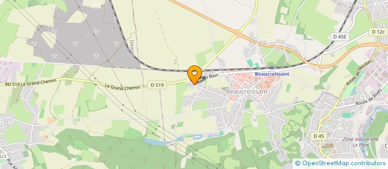 localisation de l'entreprise LE CHAMP DU REY  BEAUCROISSANT