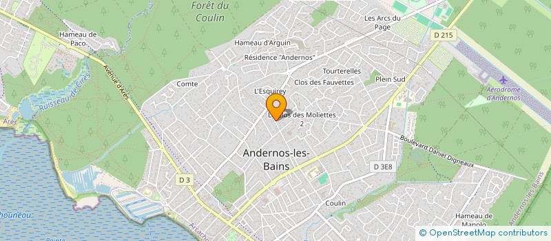 localisation de l'entreprise LE CHAMP DU ROSSIGNOL  ANDERNOS-LES-BAINS