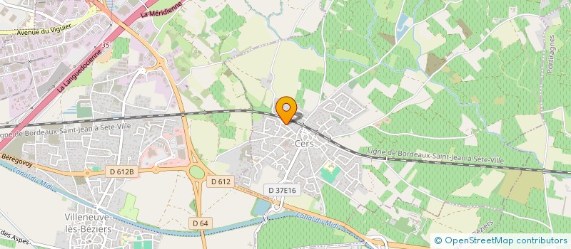 localisation de l'entreprise LE CHAMP DU ROY  CERS