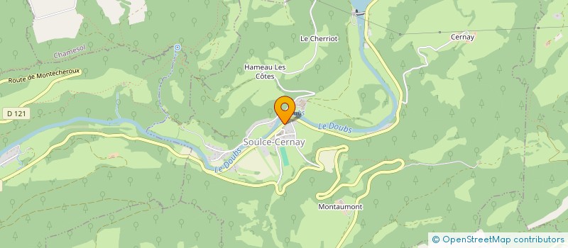 localisation de l'entreprise LE CHAMP DU SOLEIL  SAINT-HIPPOLYTE