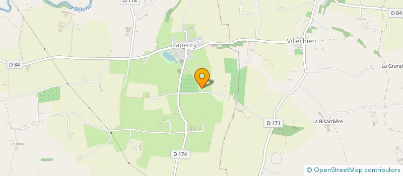 localisation de l'entreprise LE CHAMP FLEURI  GRANDPARIGNY