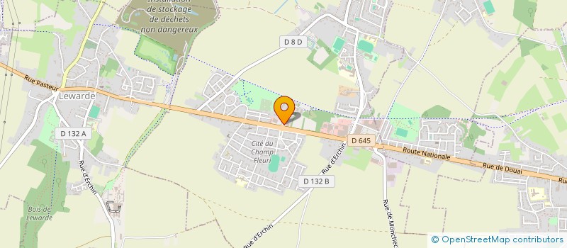 localisation de l'entreprise LE CHAMP FLEURI  MASNY