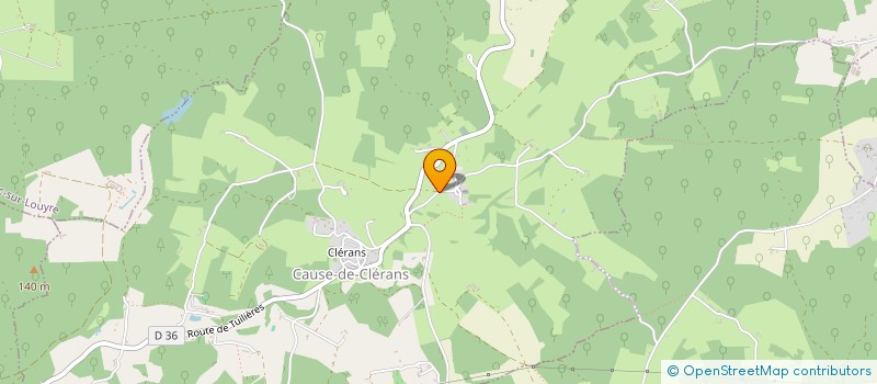 localisation de l'entreprise LE CHAMP LIBRE  CAUSE-DE-CLERANS