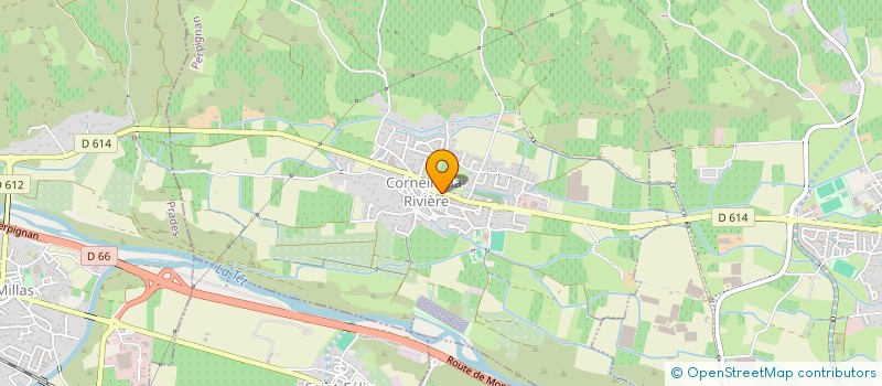 localisation de l'entreprise LE CHAMP LLARG  CORNEILLA-LA-RIVIERE