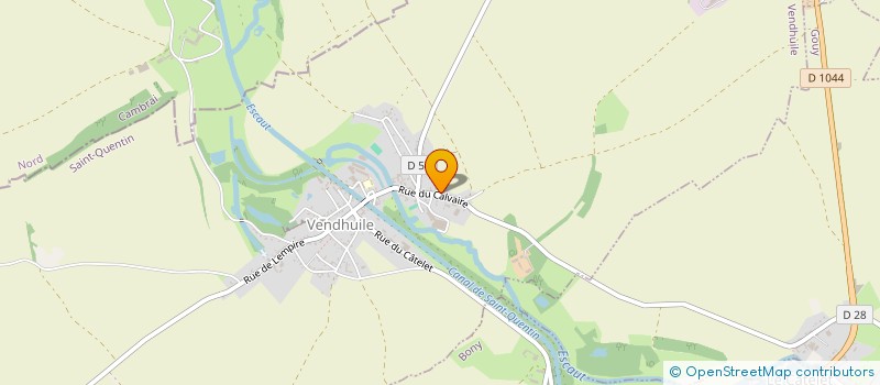 localisation de l'entreprise LE CHAMP LUSEAUX  VENDHUILE