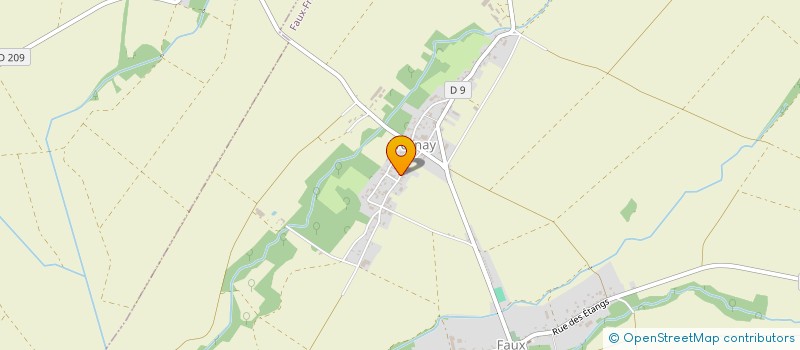 localisation de l'entreprise LE CHAMP MALTONNE  FAUX-FRESNAY