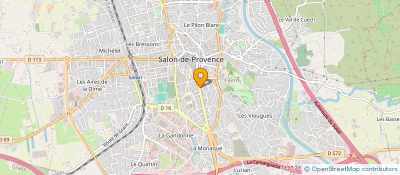 localisation de l'entreprise LE CHAMP PROVENCAL  SALON-DE-PROVENCE