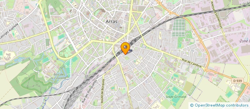 localisation de l'entreprise LE CHAMP ROND à ARRAS