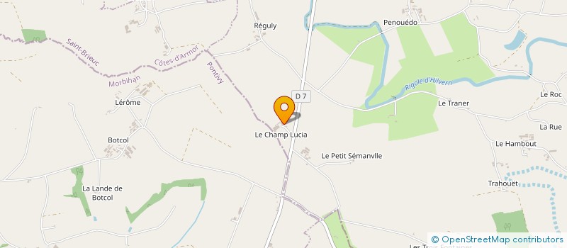 localisation de l'entreprise LE CHAMP SAVOY  SAINT-BARNABE