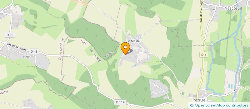 localisation de l'entreprise LE CHAMP VRAIMENT VERT à PERRUEL