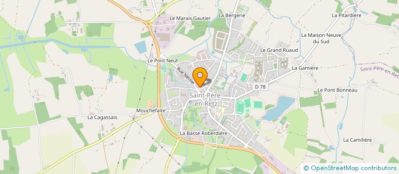 localisation de l'entreprise LE  CHAMPERLO  SAINT-PERE-EN-RETZ