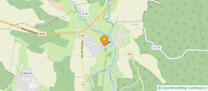 localisation de l'entreprise LE CHAMPETRE  VASCUIL