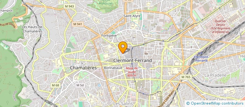 localisation de l'entreprise LE CHAMPGIL  CLERMONT-FERRAND