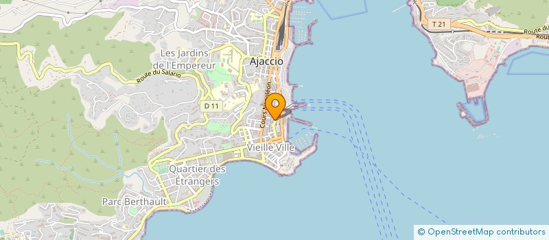 localisation de l'entreprise LE CHAMPS DE BLE à AJACCIO