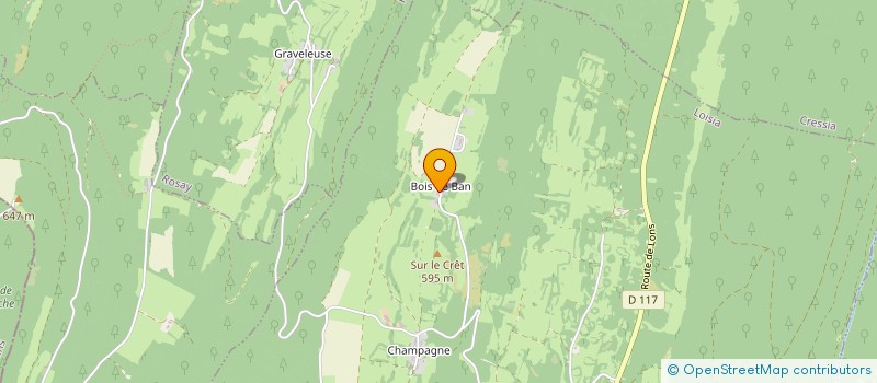 localisation de l'entreprise LE CHAMPS DES CERISES  LOISIA