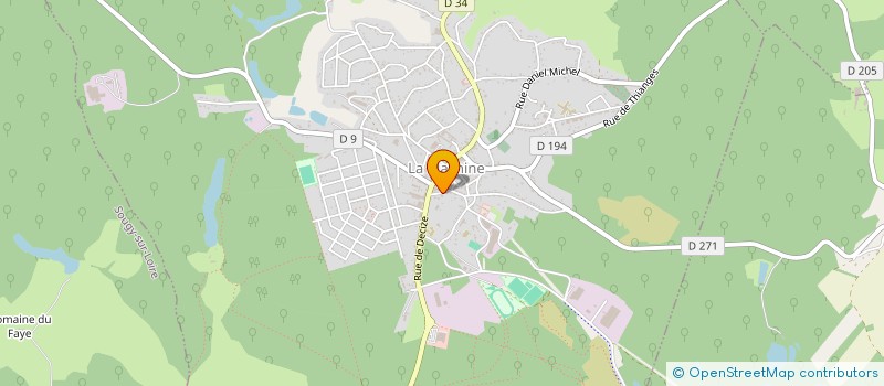 localisation de l'entreprise LE CHAMPS DU PUITS SARL à LA MACHINE