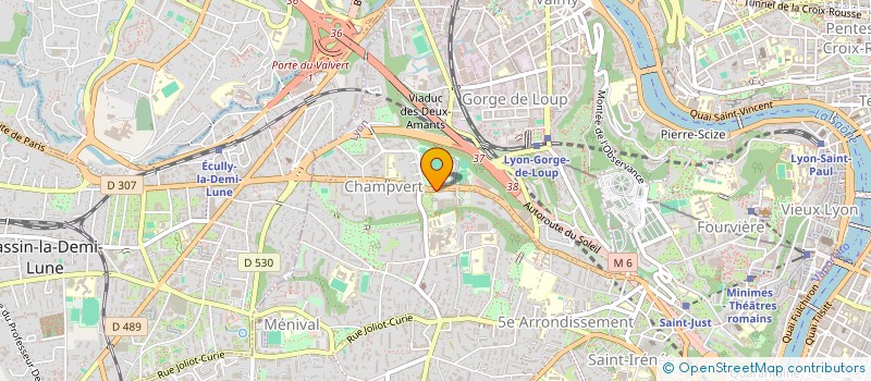 localisation de l'entreprise LE CHAMPVERT à LYON
