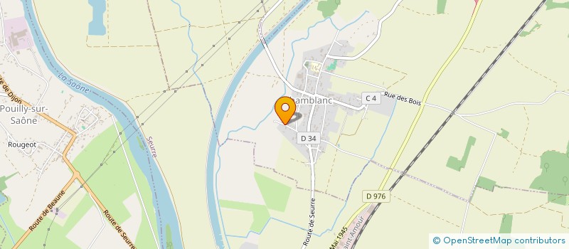 localisation de l'entreprise LE CHAMPVERT  CHAMBLANC