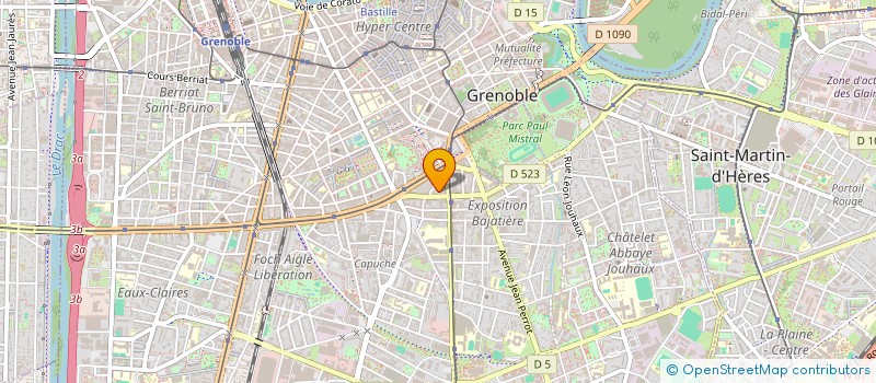 localisation de l'entreprise LE CHAMROUSSE LE GAGNANT  GRENOBLE