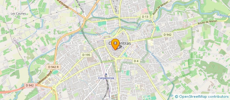 localisation de l'entreprise LE CHANT D ARIADNE  CARPENTRAS
