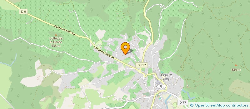 localisation de l'entreprise LE CHANT DE L'AUPSTIMIST  AUPS