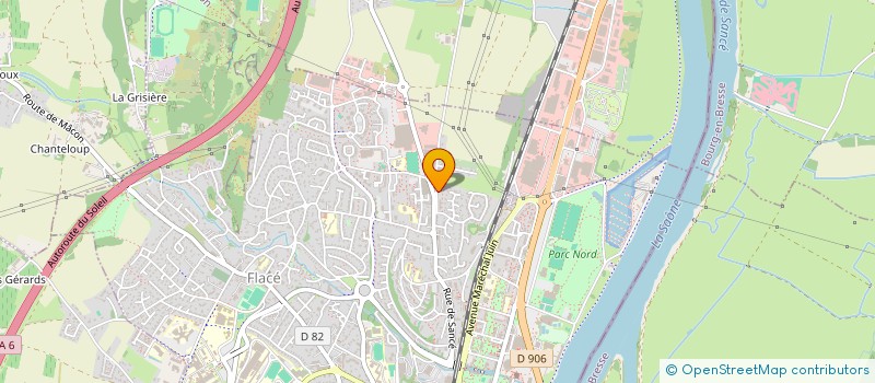 localisation de l'entreprise LE CHANT DE L'ECLISSE à MACON