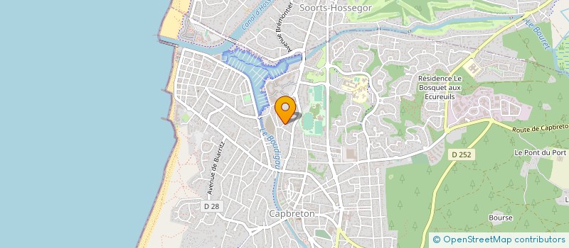 localisation de l'entreprise LE CHANT DE L'ETRE  CAPBRETON