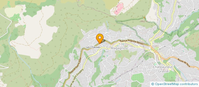 localisation de l'entreprise LE CHANT DE MANON à GRASSE
