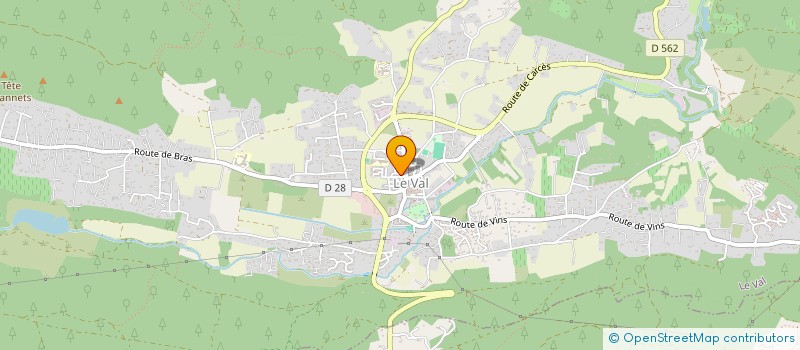 localisation de l'entreprise LE CHANT DES AIRES & CIE à LE VAL