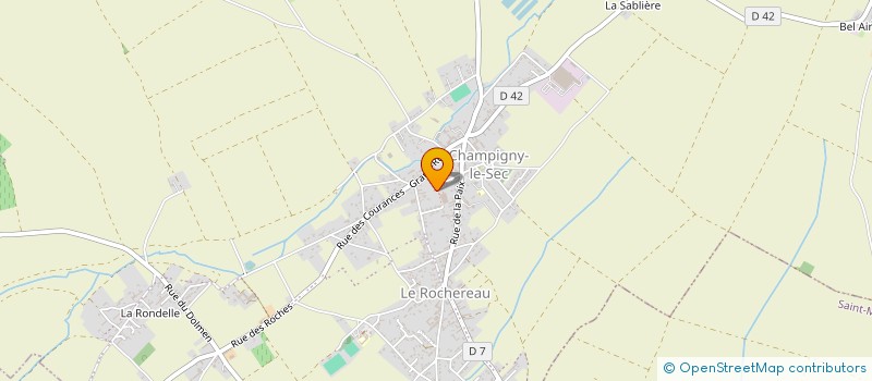 localisation de l'entreprise LE CHANT DES BLES  AVANTON