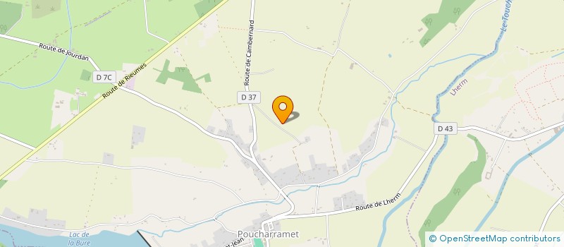 localisation de l'entreprise LE CHANT DES BLES  POUCHARRAMET