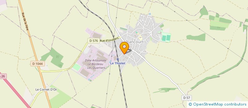 localisation de l'entreprise LE CHANT DES CHAMPS  ITANCOURT