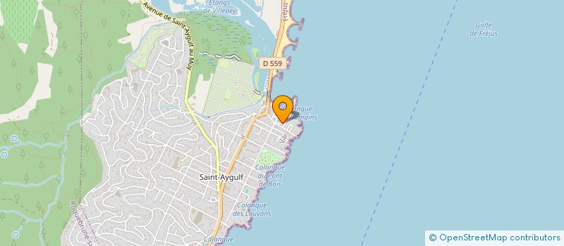 localisation de l'entreprise LE CHANT DES DAUPHINS à FREJUS