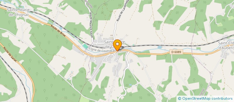 localisation de l'entreprise LE CHANT DES FLEURS  SAINT-PIERRE-DE-CHIGNAC