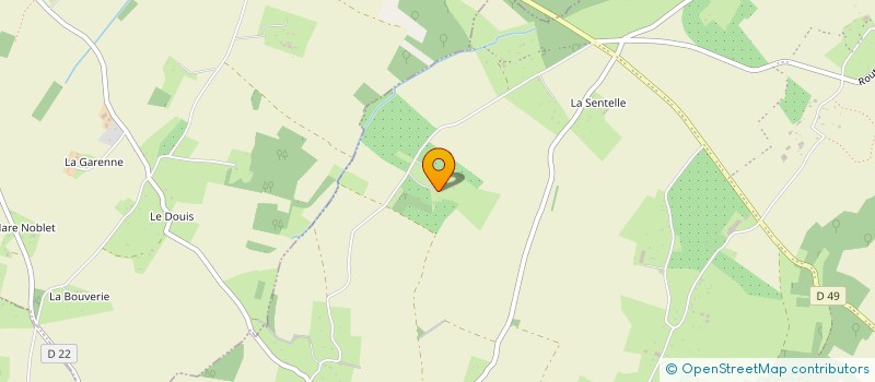 localisation de l'entreprise LE CHANT DES MUSES  FONTAINE L ABBE