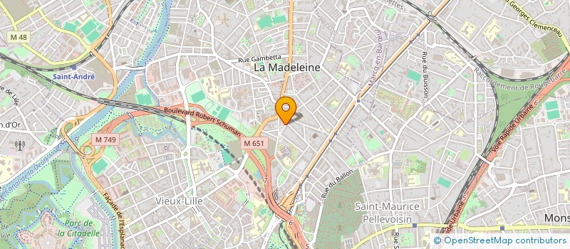 localisation de l'entreprise LE CHANT DES PISTES à LA MADELEINE