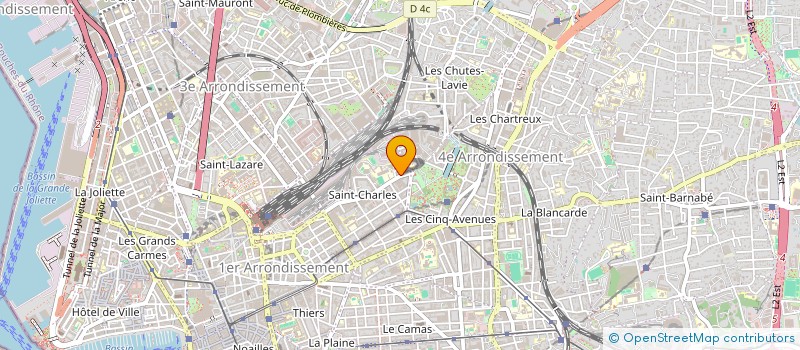 localisation de l'entreprise LE CHANT DES VOILES  MARSEILLE