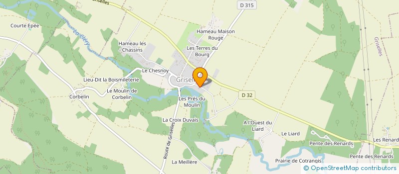 localisation de l'entreprise LE CHANT DU CHAMP à GRISELLES