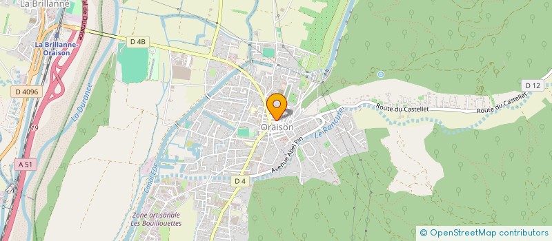 localisation de l'entreprise LE CHANT DU CHOEUR  ORAISON