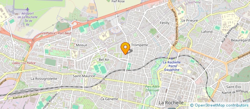 localisation de l'entreprise LE CHANT DU MARGAT  LA ROCHELLE