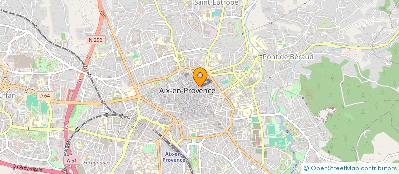 localisation de l'entreprise LE CHANT DU MONDE à AIX-EN-PROVENCE