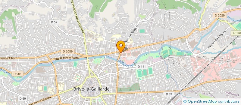 localisation de l'entreprise LE CHANT DU PAIN  BRIVE-LA-GAILLARDE