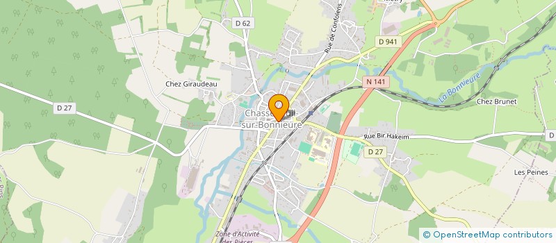 localisation de l'entreprise LE CHANT DU PAIN à CHASSENEUIL-SUR-BONNIEURE